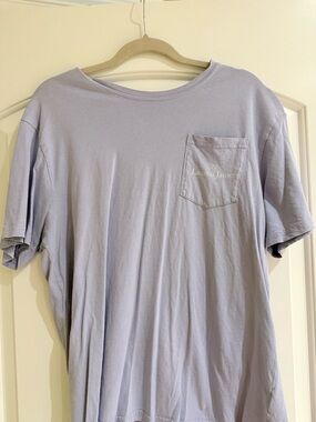 Lauren James Short-Sleeve Pocket Tee - Light Lavender